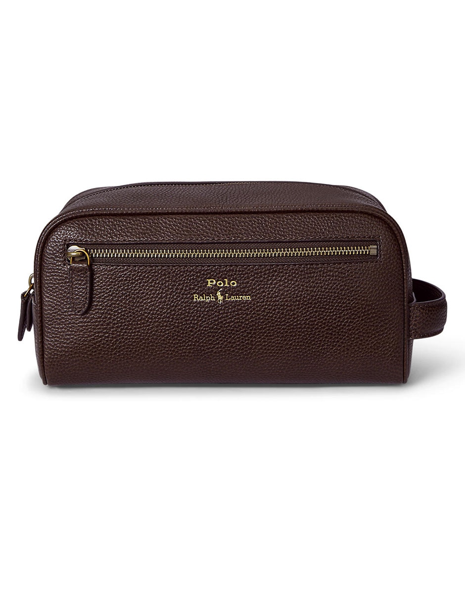 Bolsa neceser Polo Rl de piel bovino para hombre