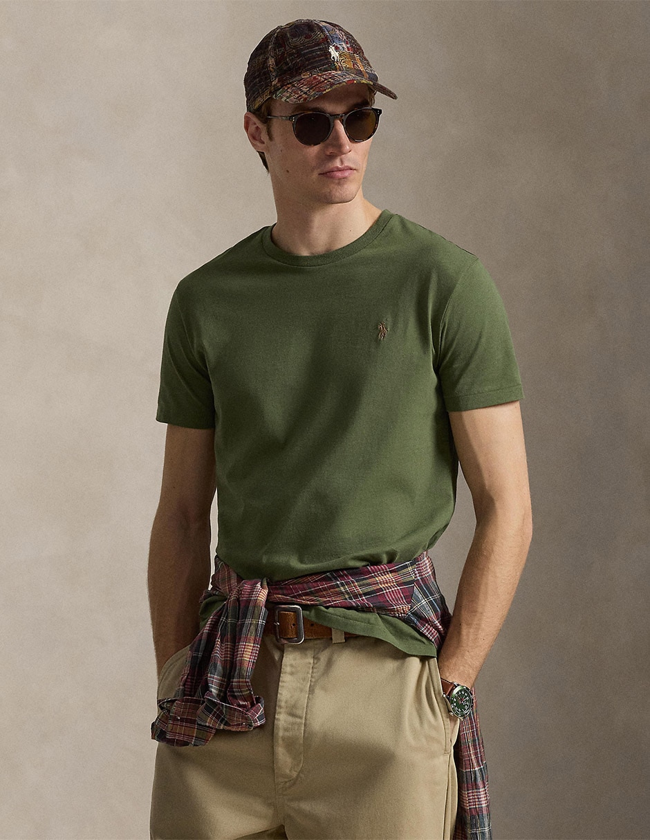 Playera cuello redondo para hombre