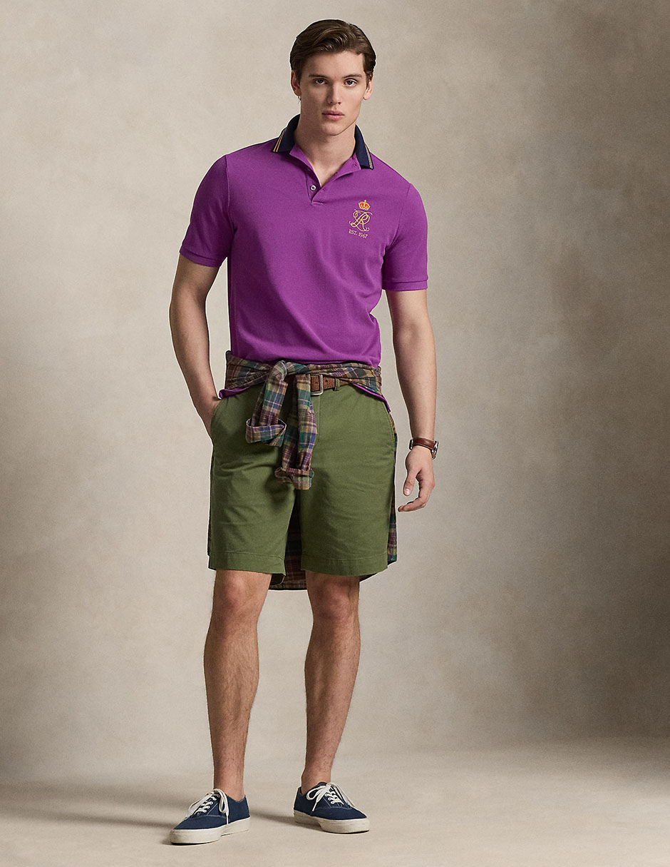 Bermuda Polo RL de algodón para hombre
