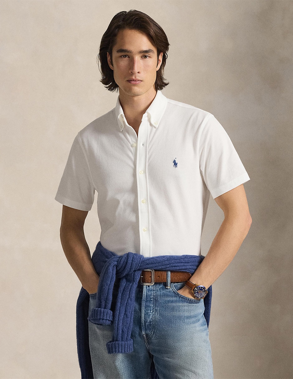 Camisa casual de algodón manga corta para hombre Camisa casual de algodón manga corta para hombre