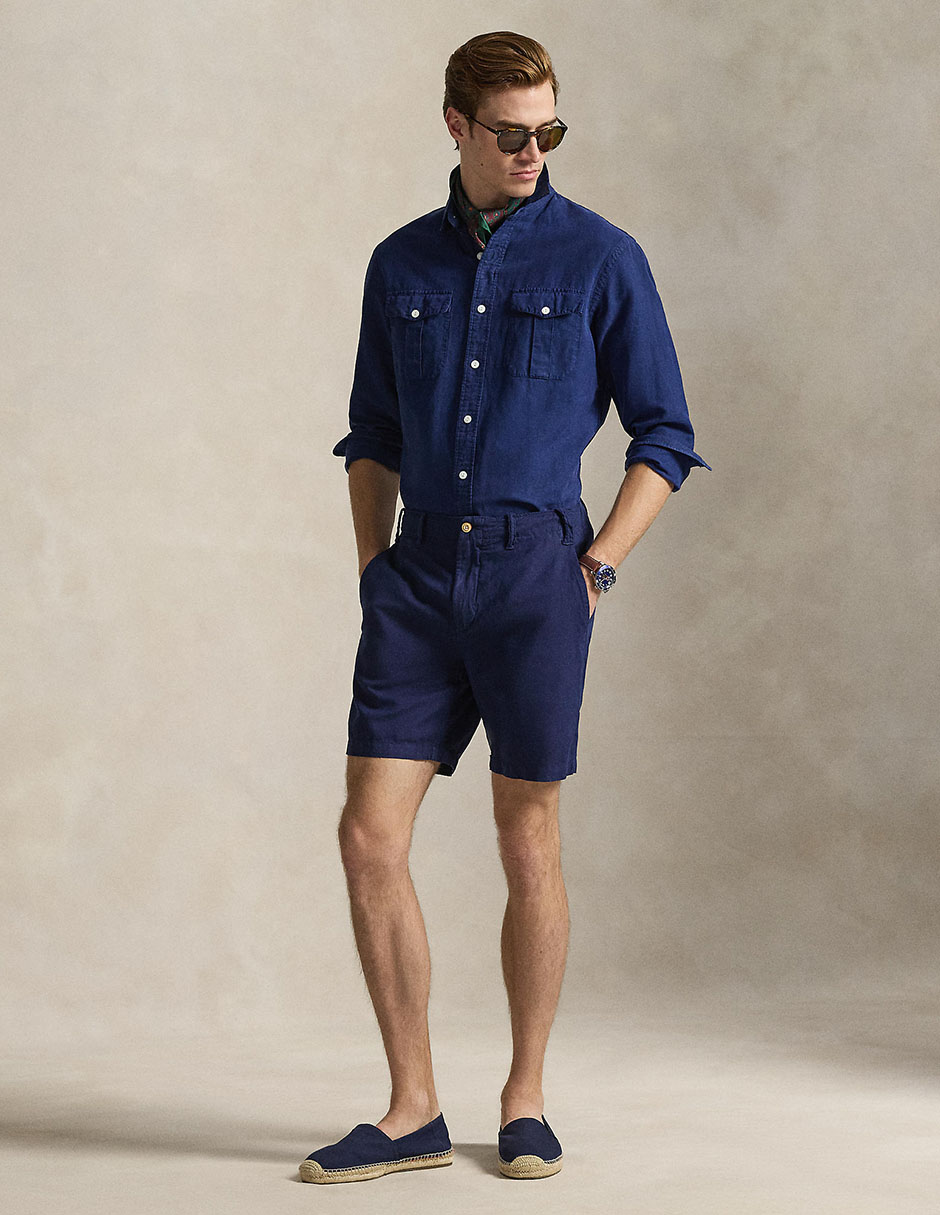 Bermuda de lino para hombre 3