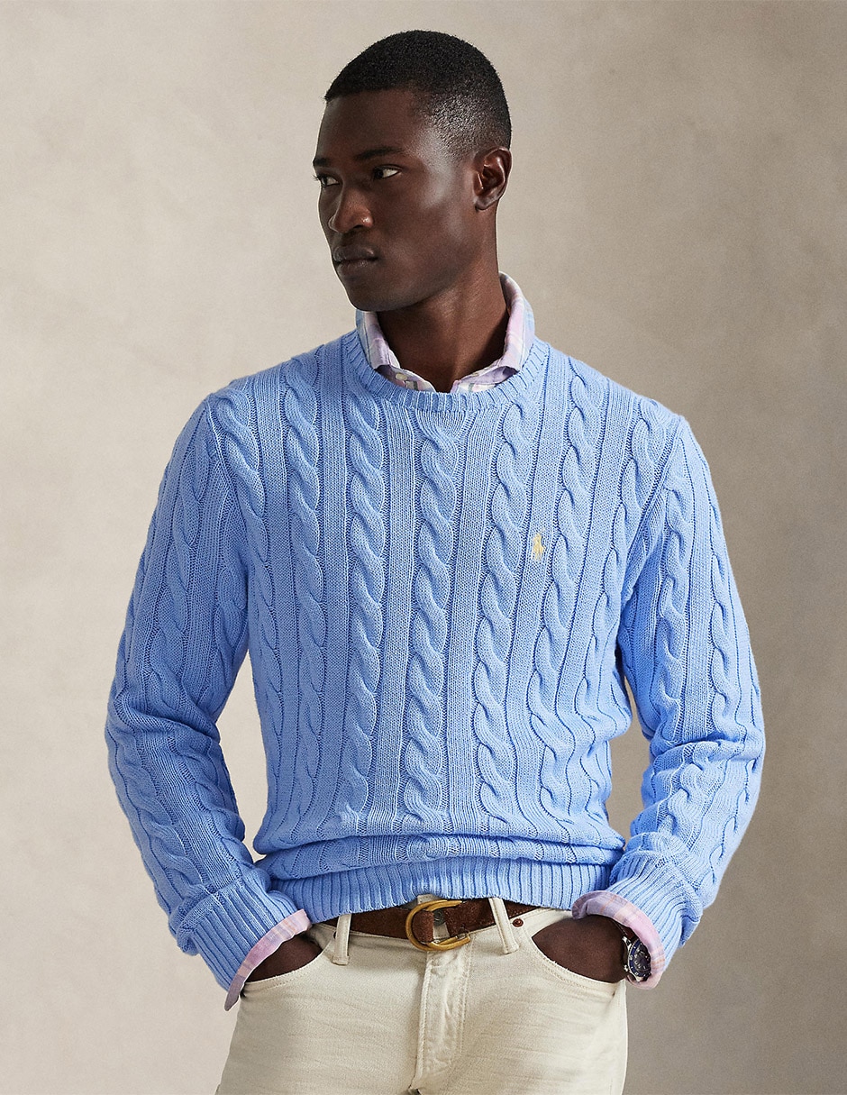 Suéter Polo Rl cuello redondo para hombre