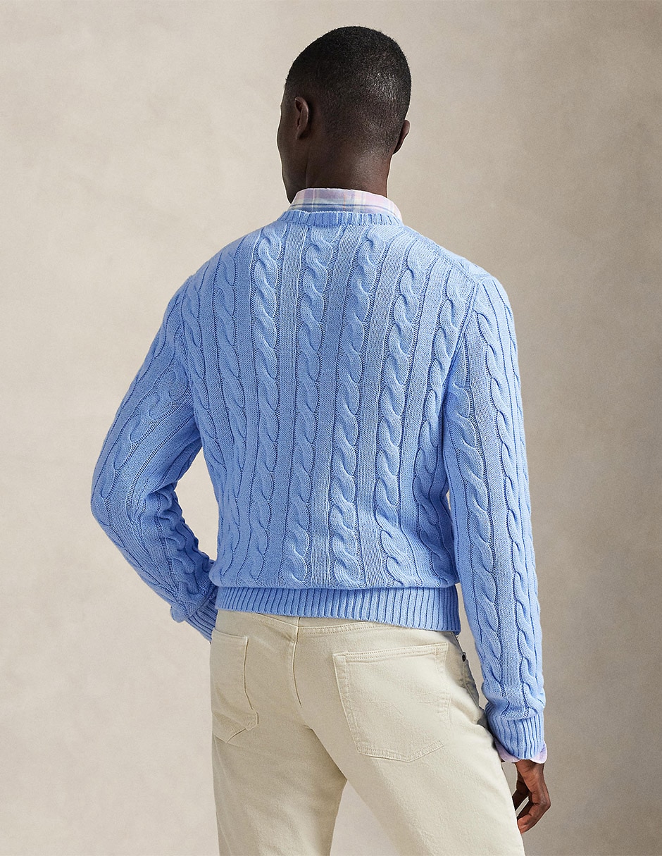 Suéter cuello redondo para hombre