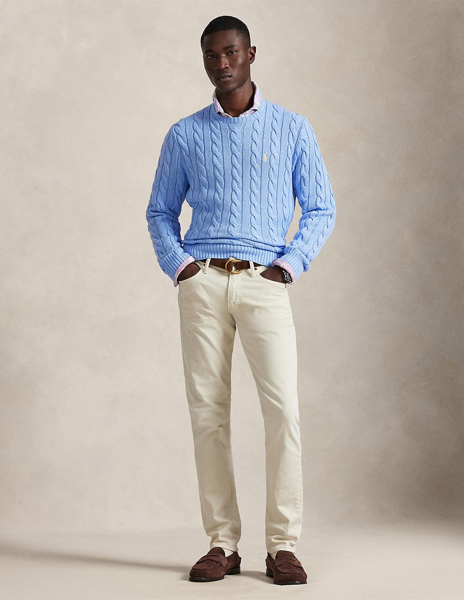 Suéter cuello redondo para hombre