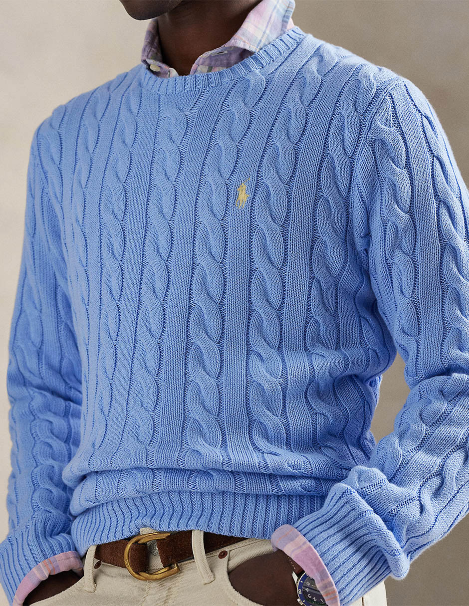 Suéter cuello redondo para hombre