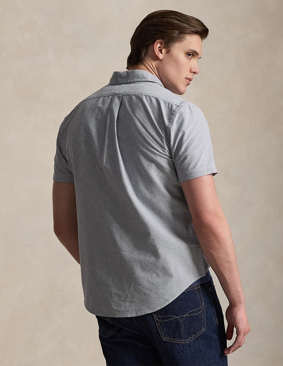 Sobrecamisa casual Polo Ralph Lauren de algodón manga corta para hombre