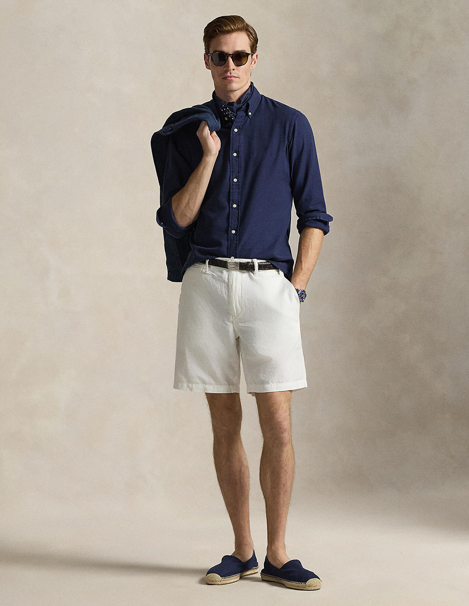 Bermuda de lino para hombre 3