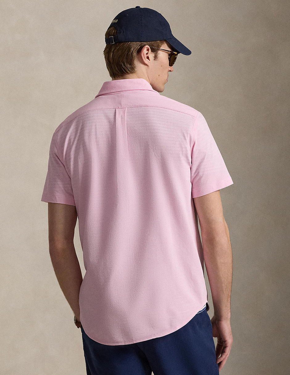 Camisa casual de algodón manga corta para hombre 5