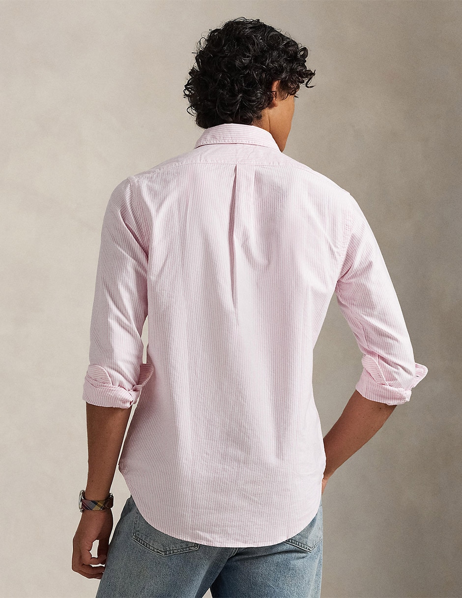 Camisa business casual Polo Ralph Lauren de algodón manga larga para hombre