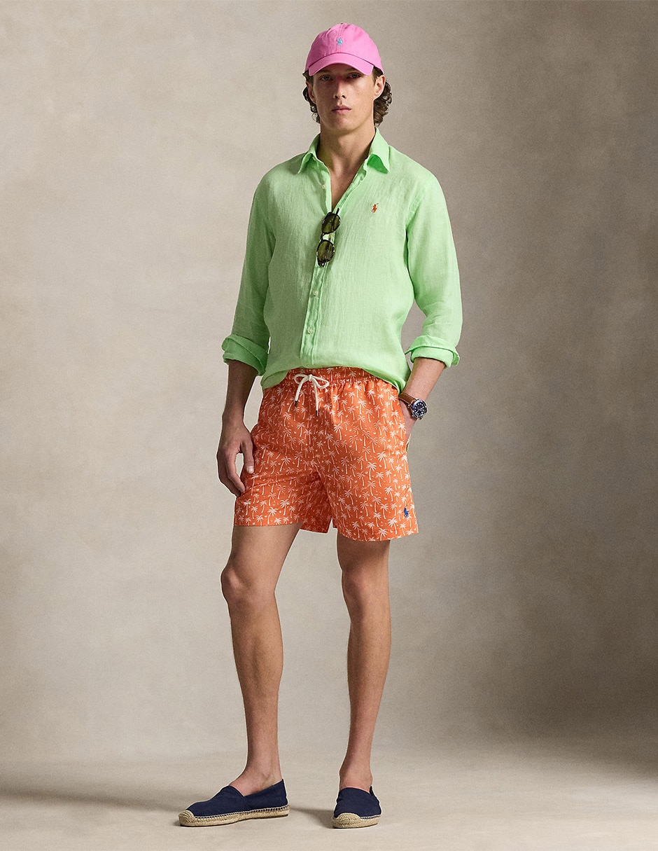 Traje de baño con bolsillos para hombre