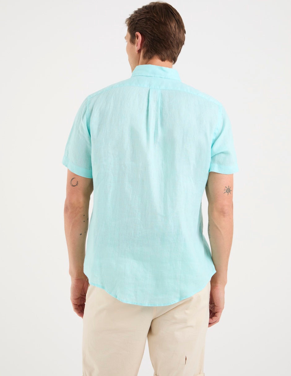 Camisa casual polo rl manga corta para hombre