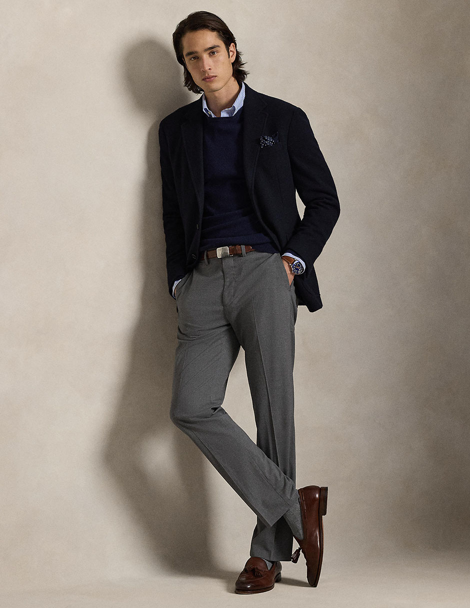 Pantalón business casual straight para hombre 3