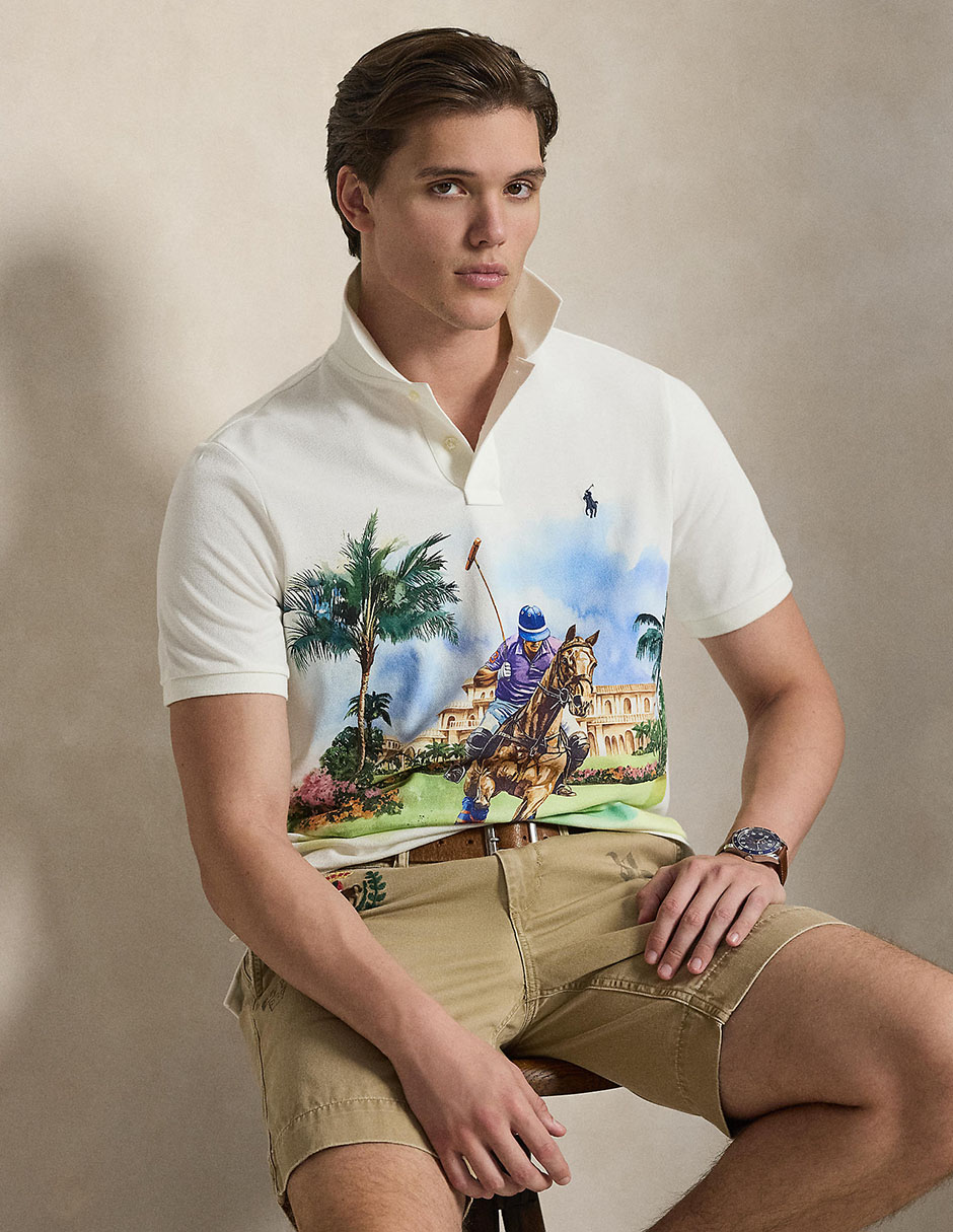 Playera tipo polo para hombre
