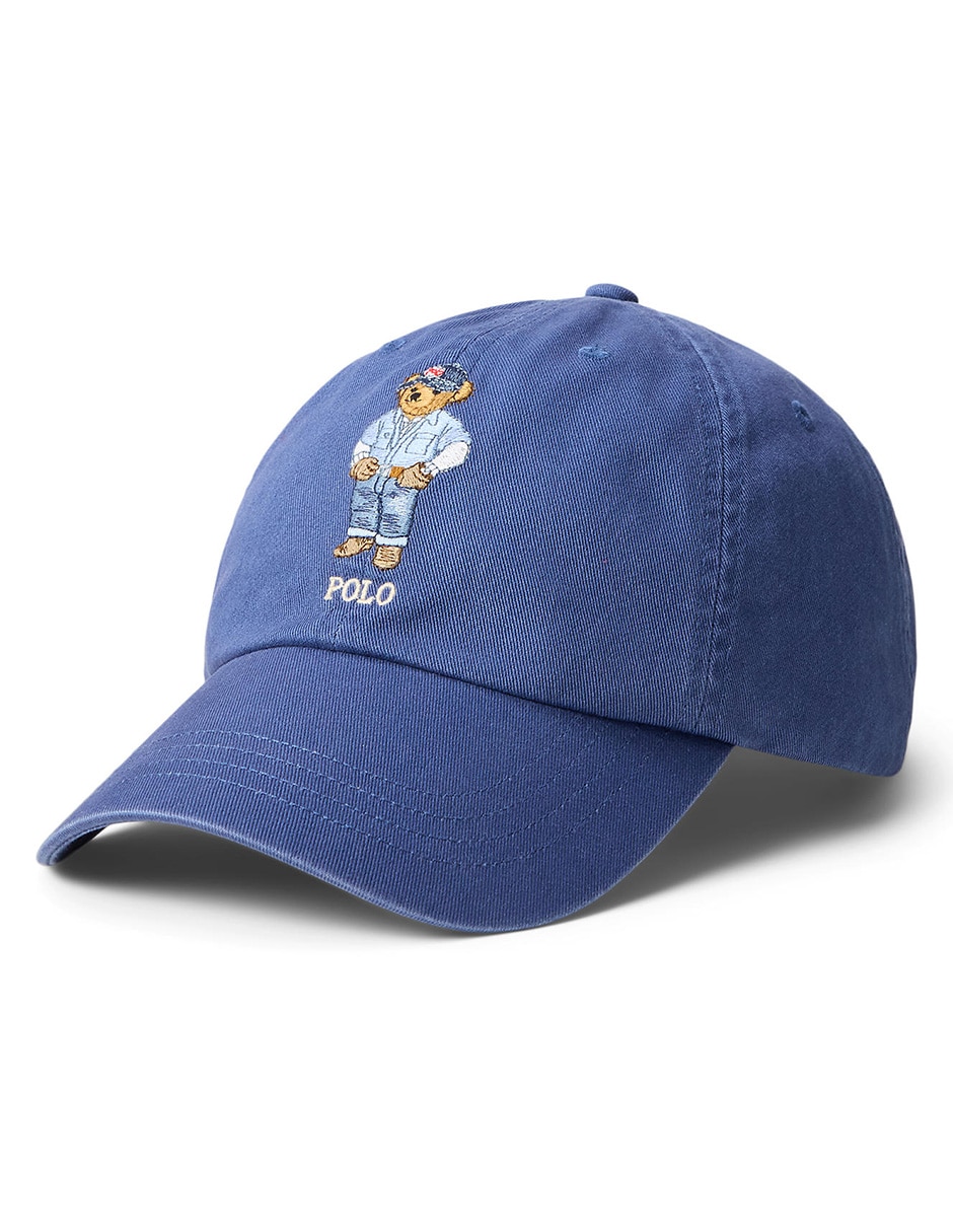 Gorra visera curva hebilla Bear Twill para hombre