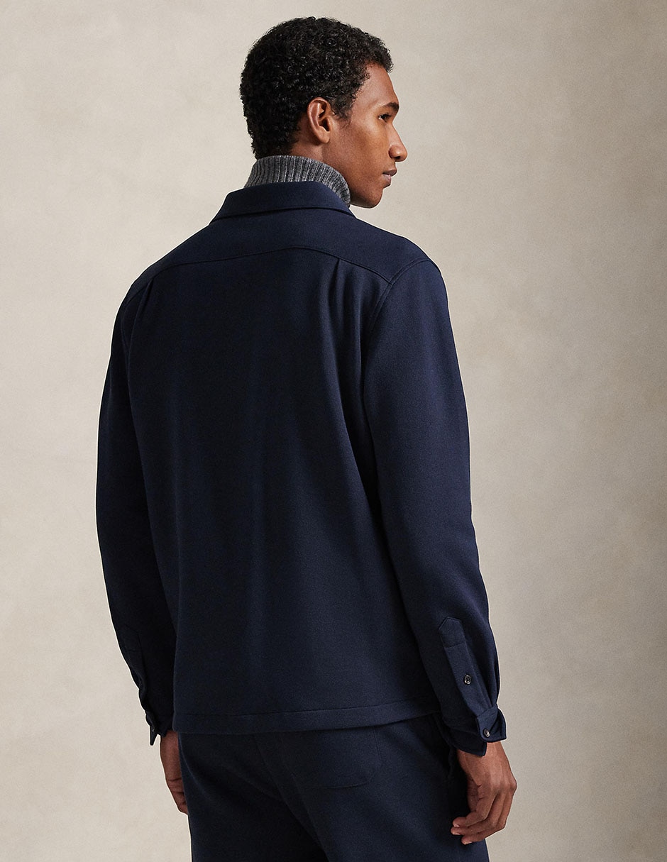 Camisa casual Polo Rl de algodón manga larga para hombre 2