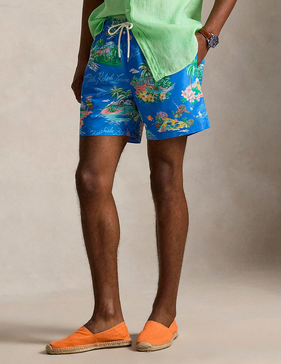 Traje de baño con bolsillos para hombre