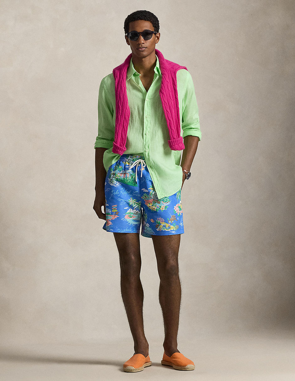 Traje de baño con bolsillos para hombre