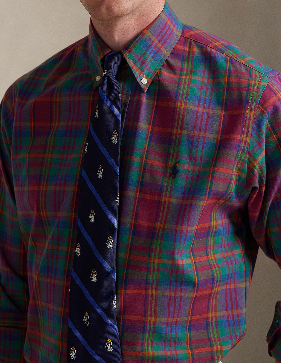 Camisa casual manga larga para hombre