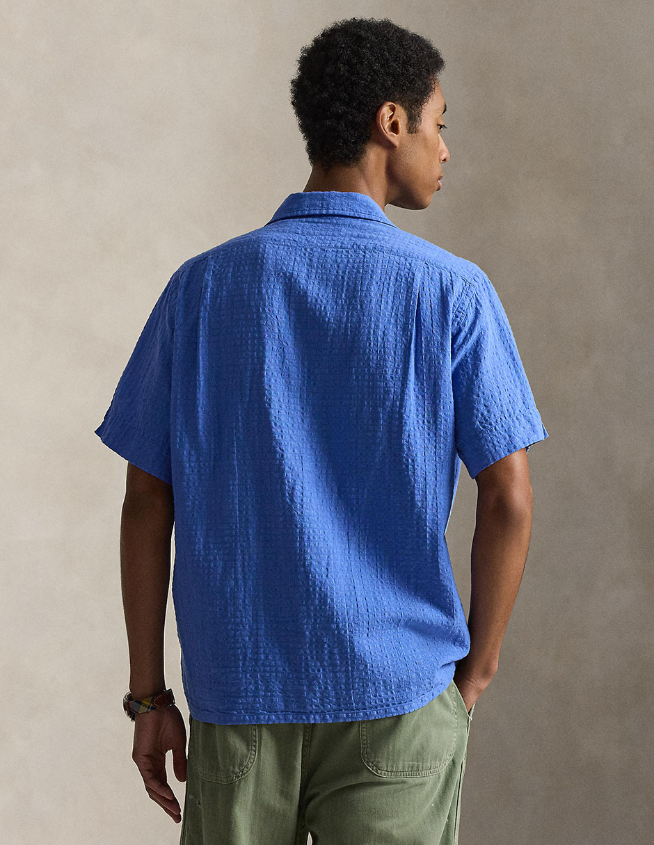 Camisa casual Polo Rl manga al codo para hombre 2