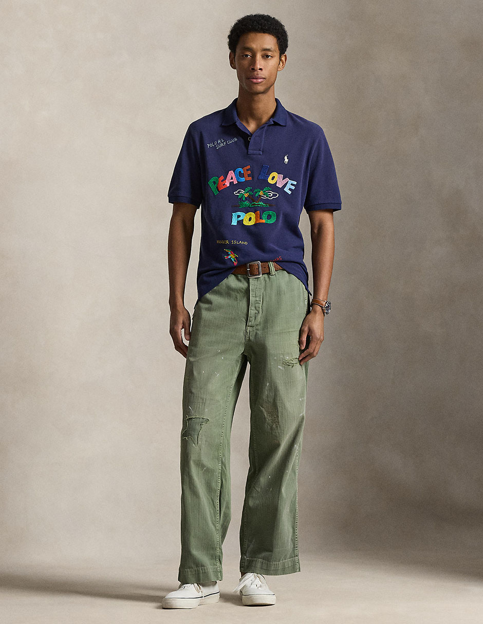 Playera tipo polo para hombre