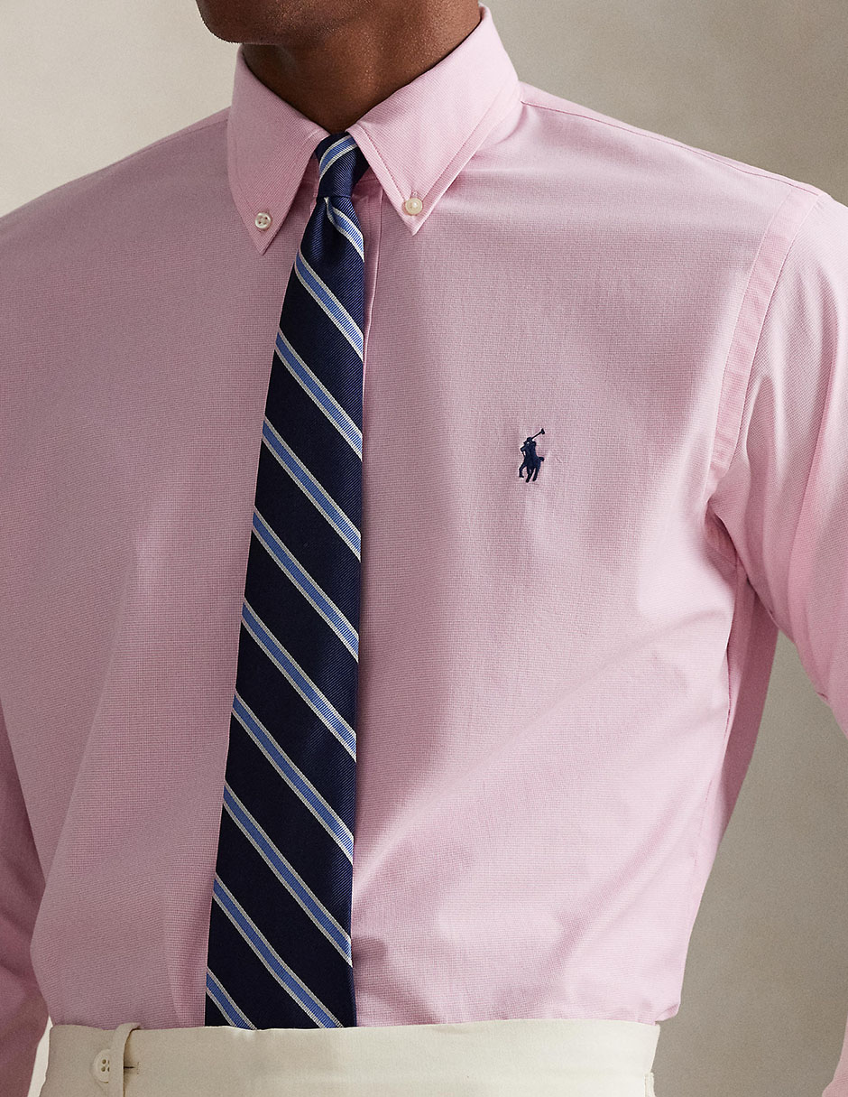 Camisa business casual de algodón manga larga para hombre 2