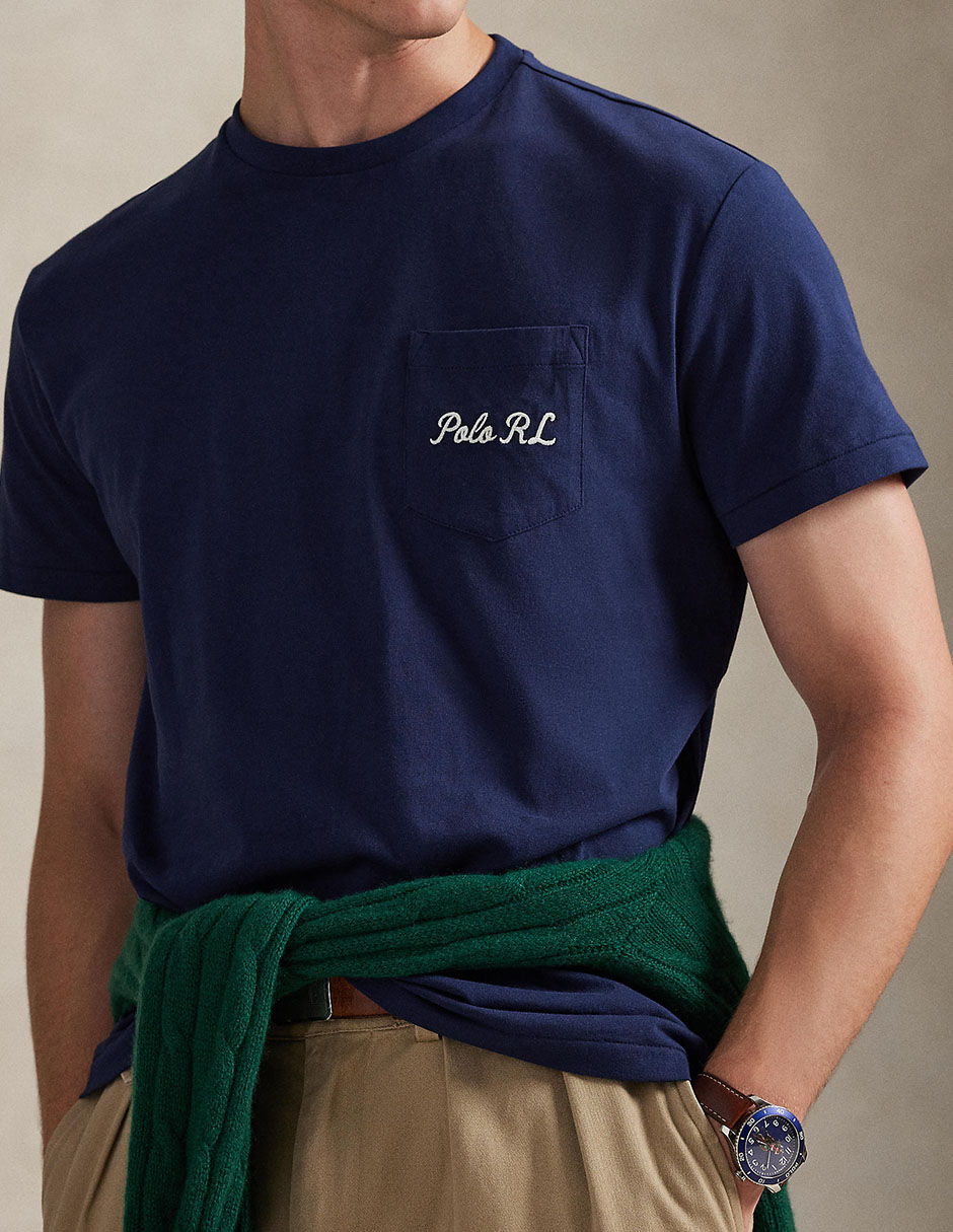 Playera Polo Ralph Lauren cuello redondo para hombre