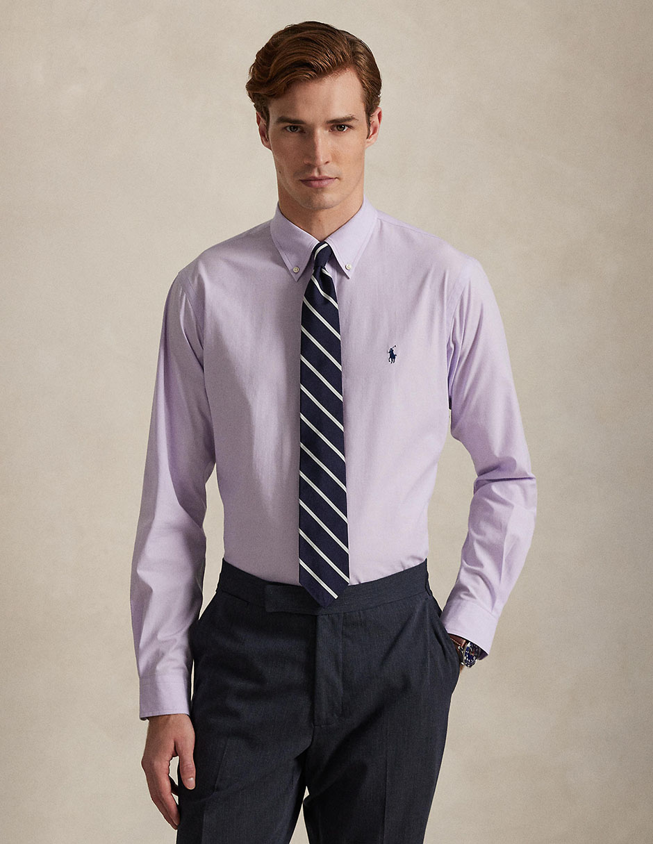 Camisa casual de algodón manga larga para hombre Camisa casual de algodón manga larga para hombre
