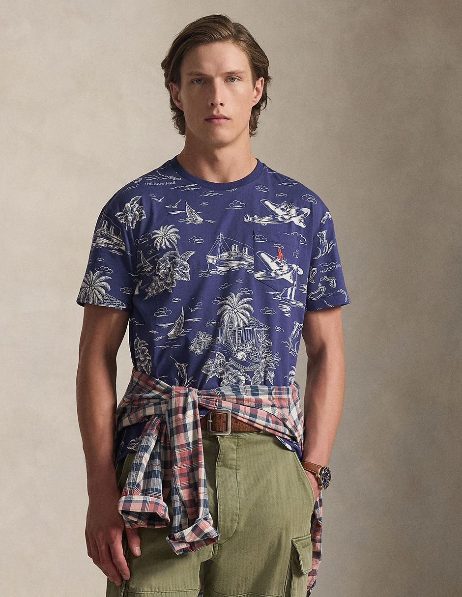 Playera (Desactivado) cuello redondo para hombre