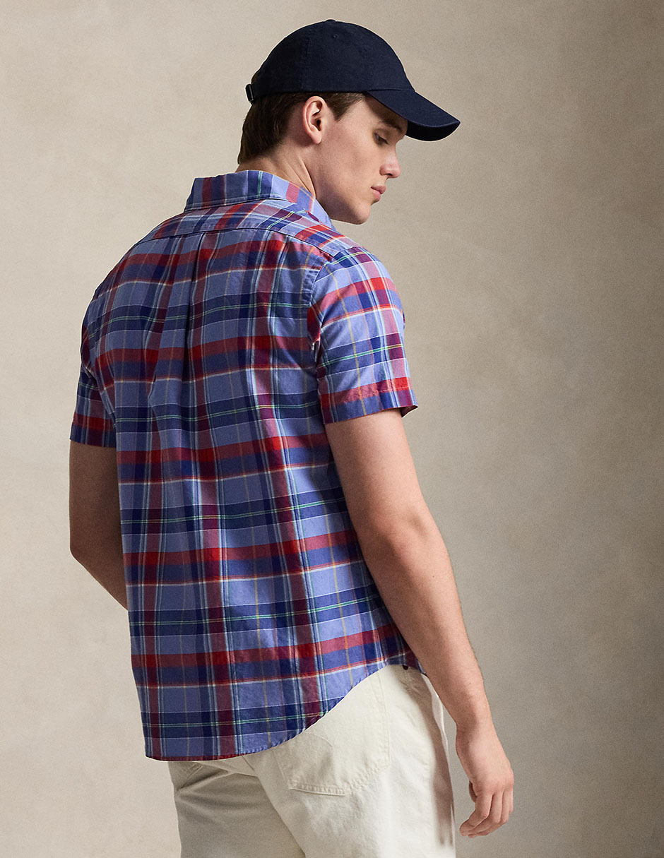 Camisa casual Polo Rl de algodón manga corta para hombre 2