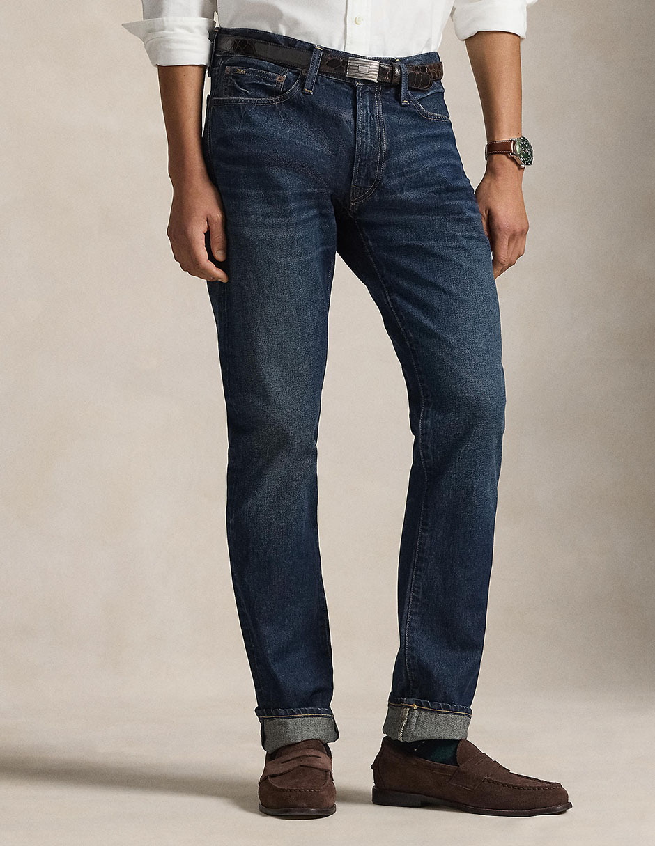 Pantalón slim de algodón para hombre Pantalón slim de algodón para hombre