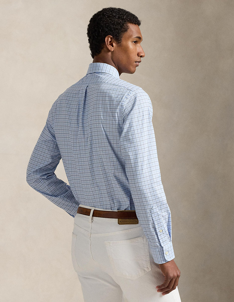 Camisa business casual Polo Ralph Lauren de algodón manga larga para hombre