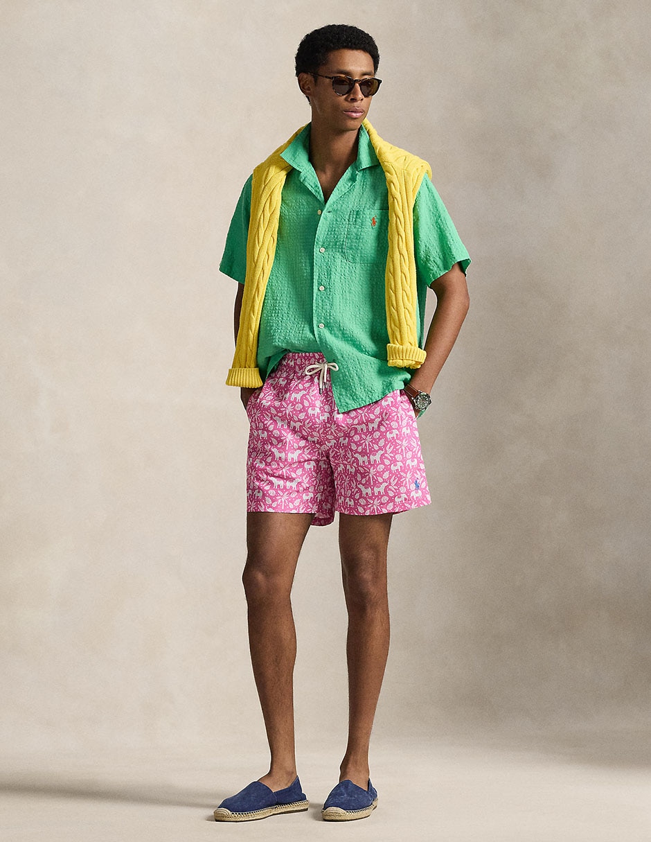 Traje de baño con bolsillos para hombre