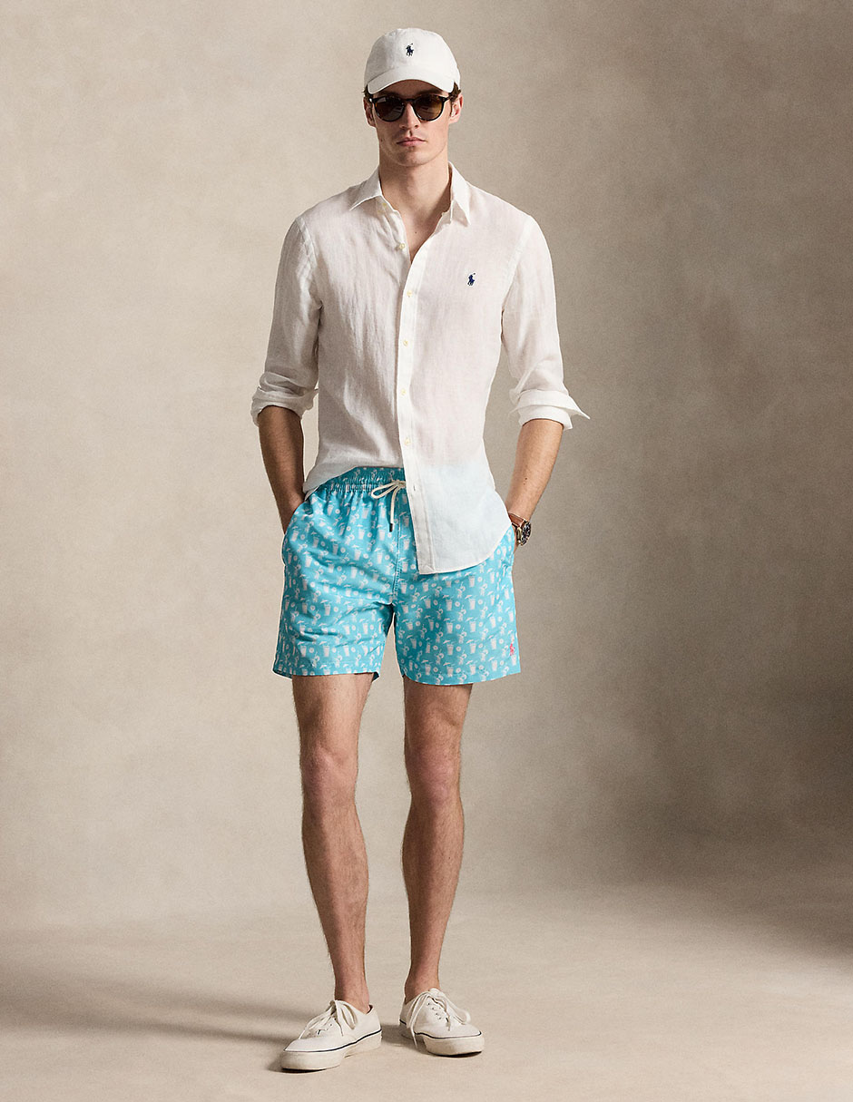 Traje de baño Polo Ralph Lauren con bolsillos para hombre