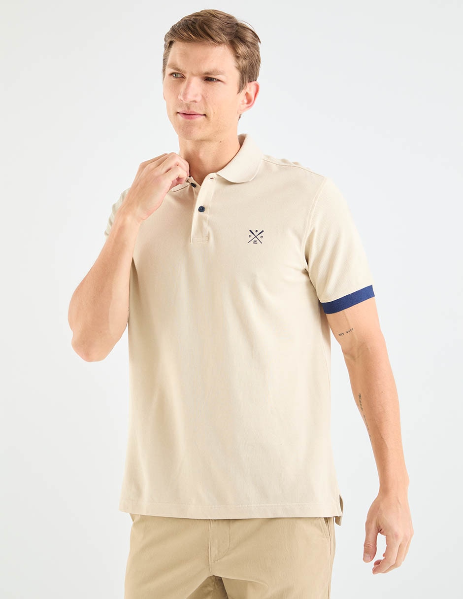 Playera tipo polo Scappino para hombre