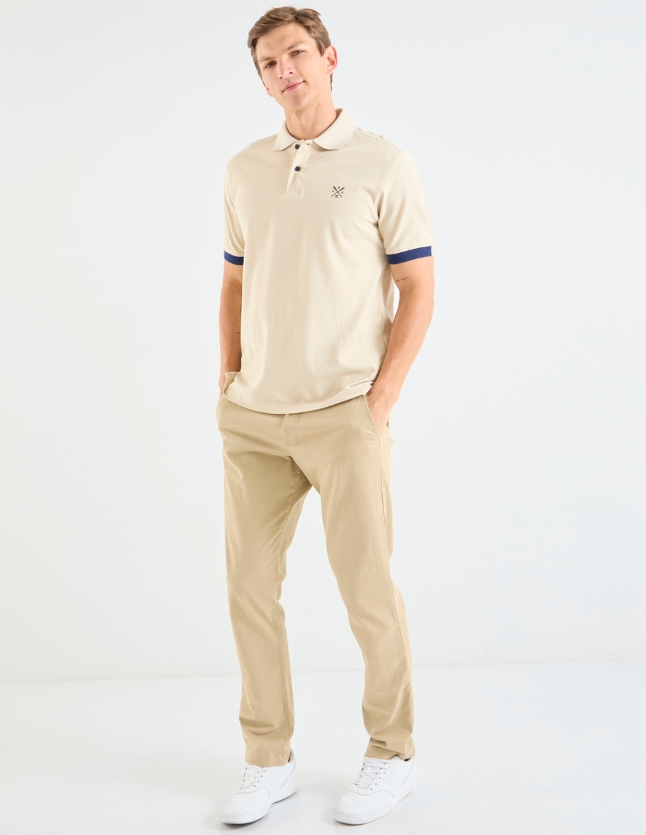 Playera tipo polo Scappino para hombre