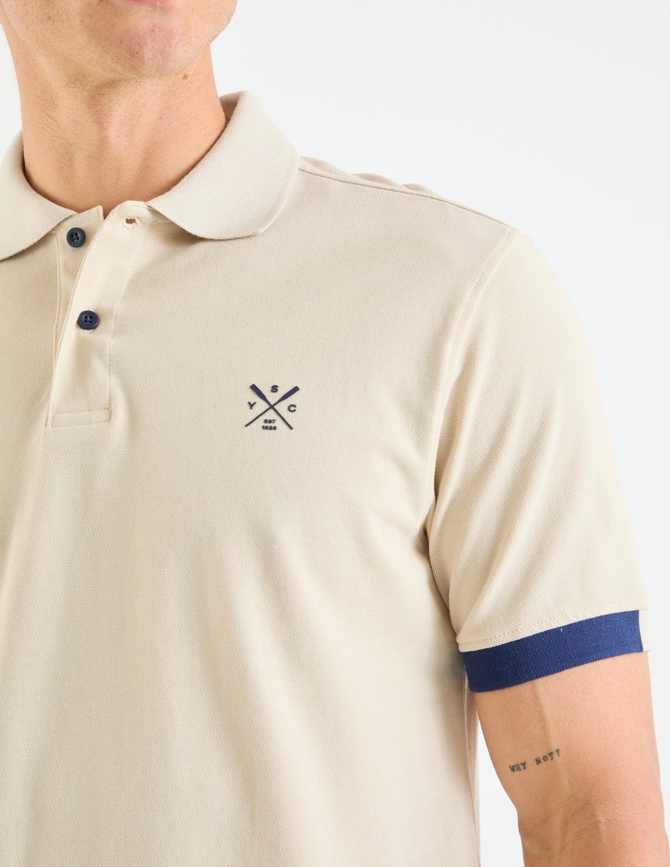 Playera tipo polo Scappino para hombre