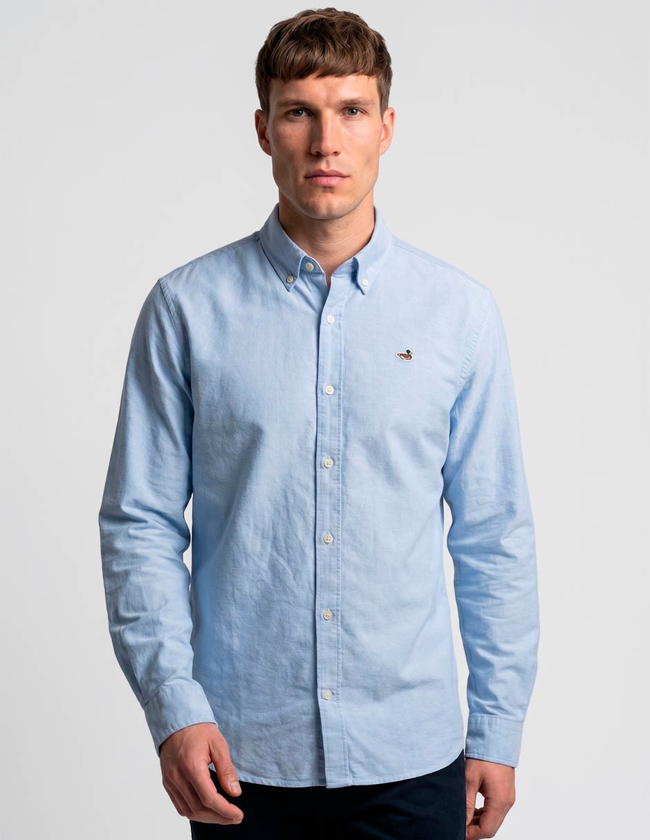 Camisa casual manga larga para hombre