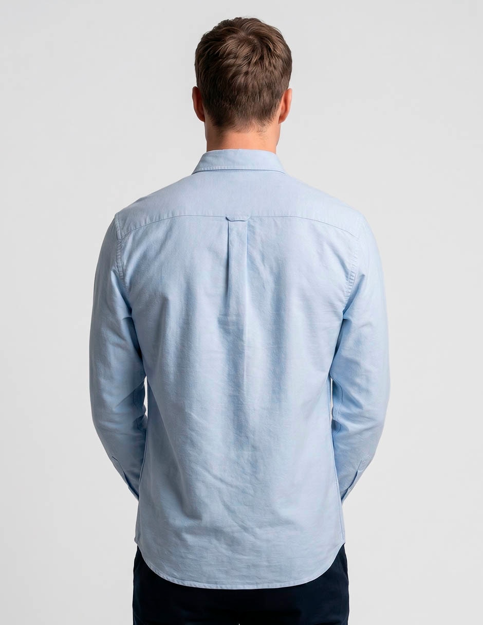 Camisa casual manga larga para hombre 2