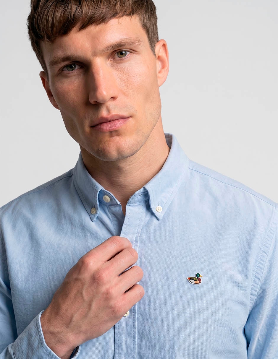 Camisa casual manga larga para hombre 3