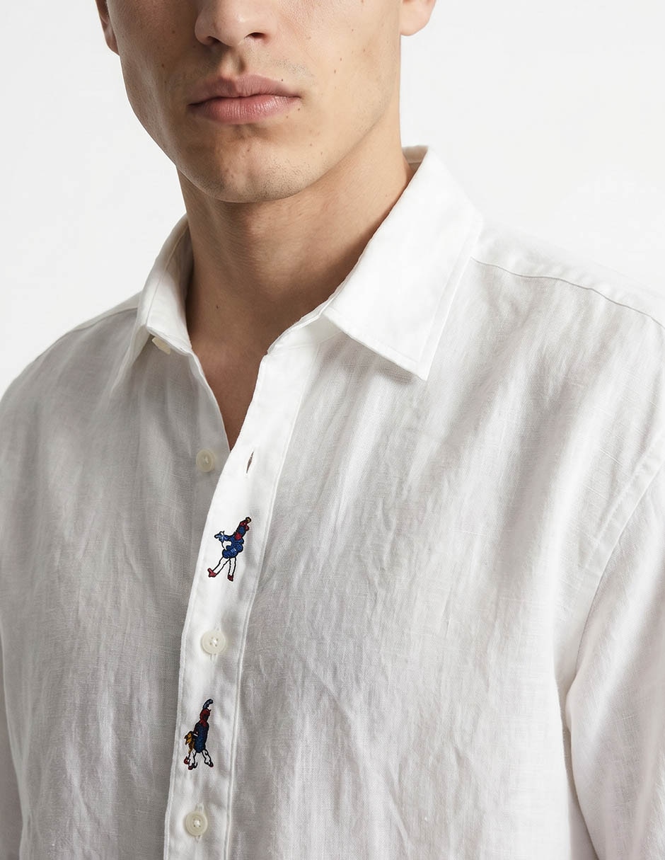 Camisa casual Edmmond Studios manga corta para hombre