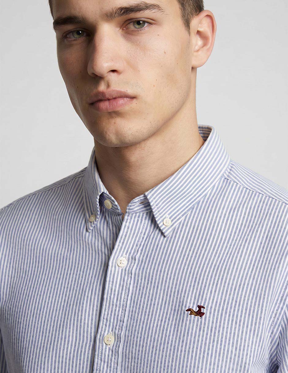 Camisa casual Edmmond Studios manga larga para hombre