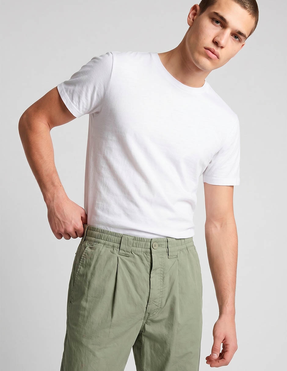 Pantalón straight de algodón para hombre 3