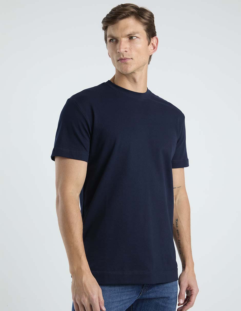 Playera cuello redondo para hombre