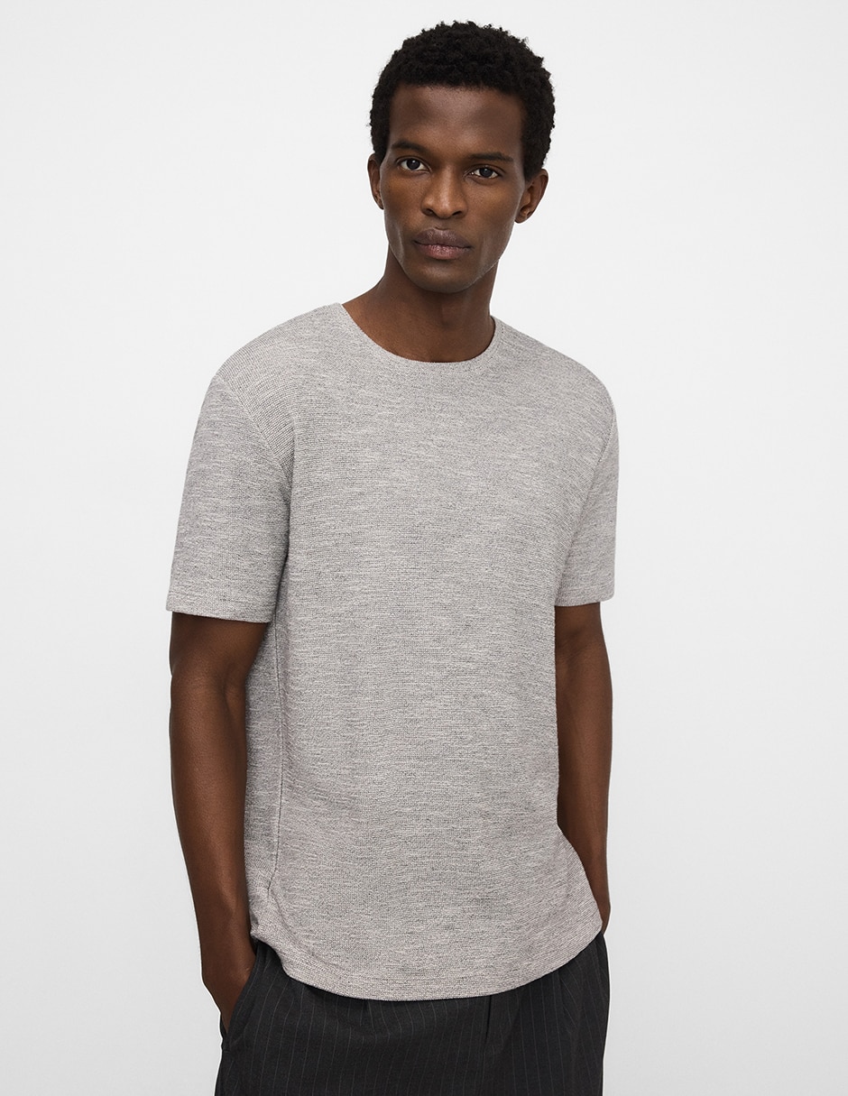 Playera Adolfo Dominguez cuello redondo para hombre