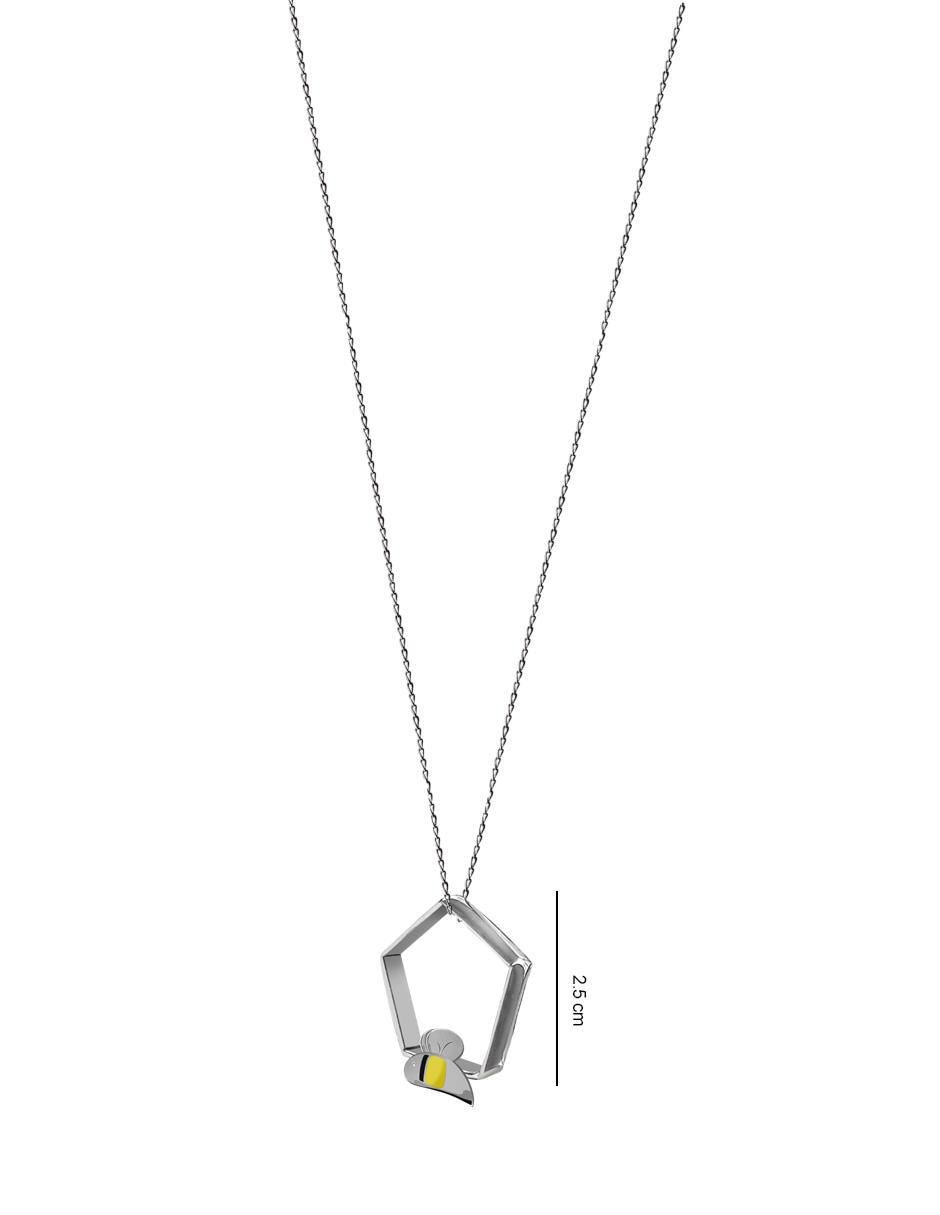 Collar de abeja Cometa de plata P 925 3