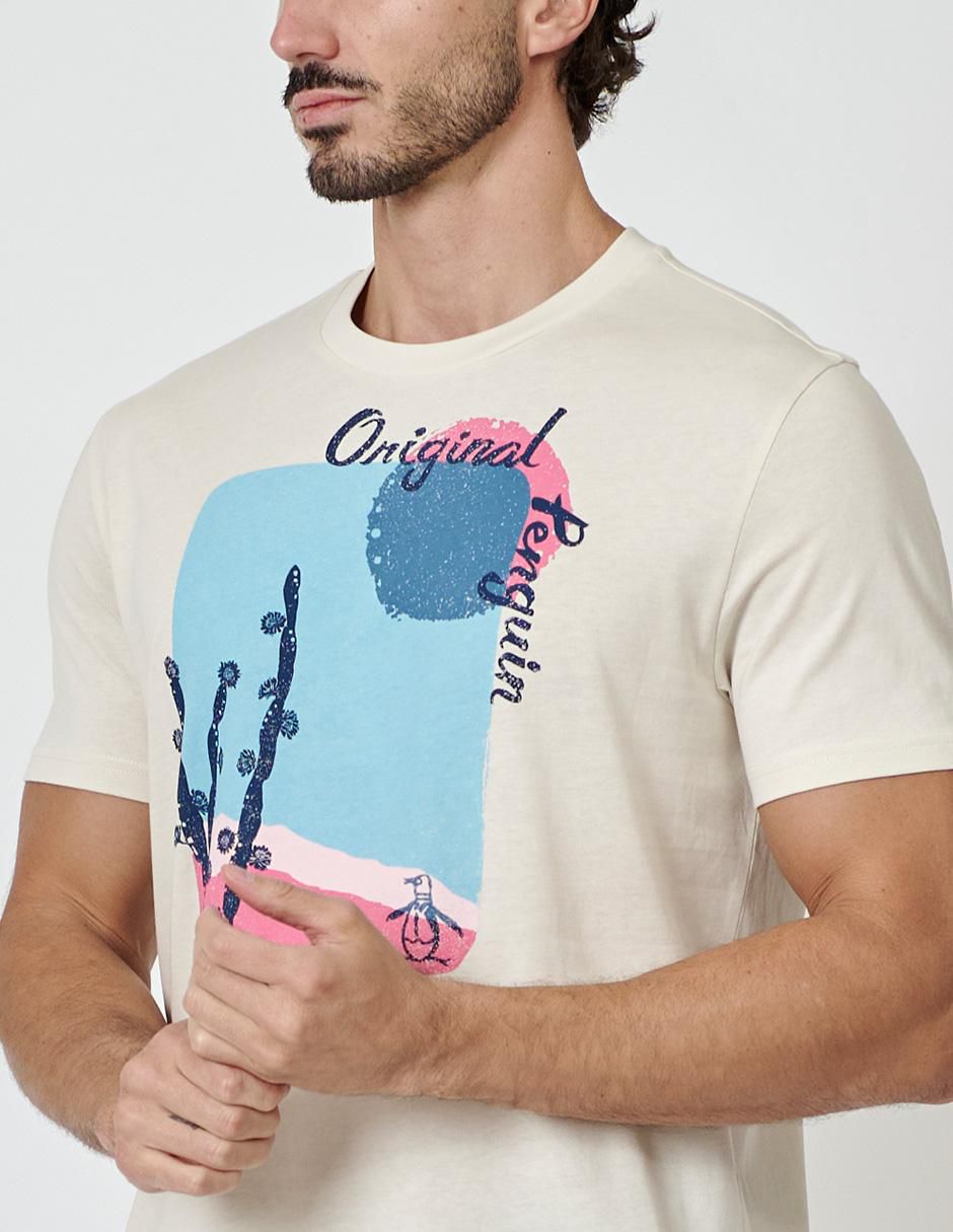 Playera cuello redondo para hombre