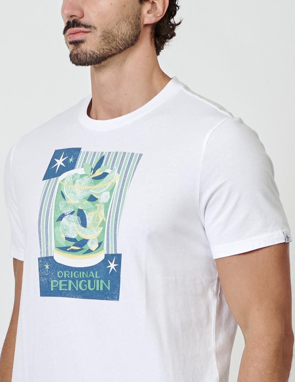 Playera cuello redondo para hombre
