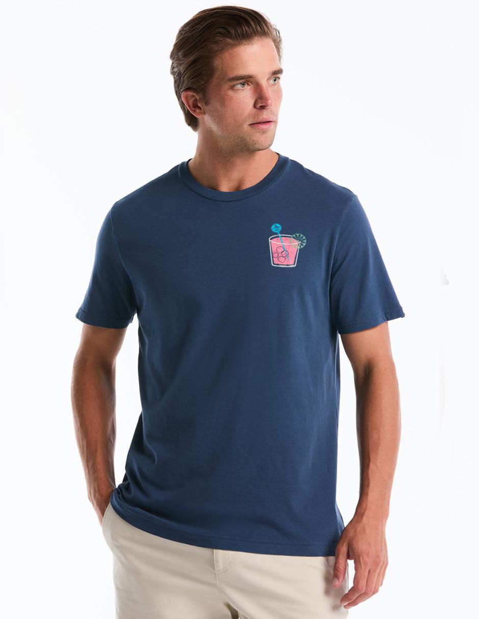 Playera cuello redondo para hombre
