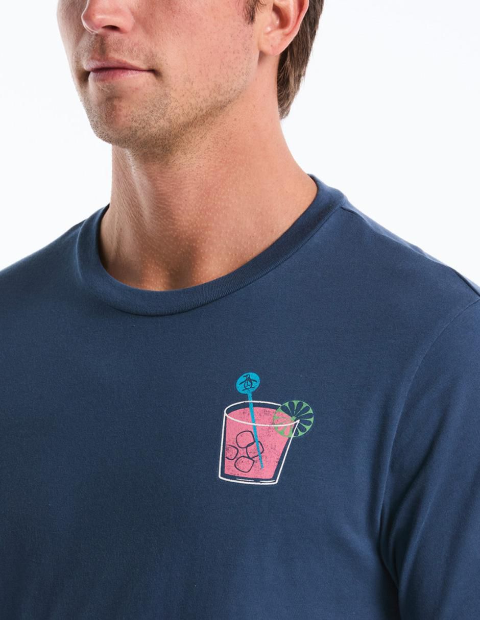 Playera cuello redondo para hombre