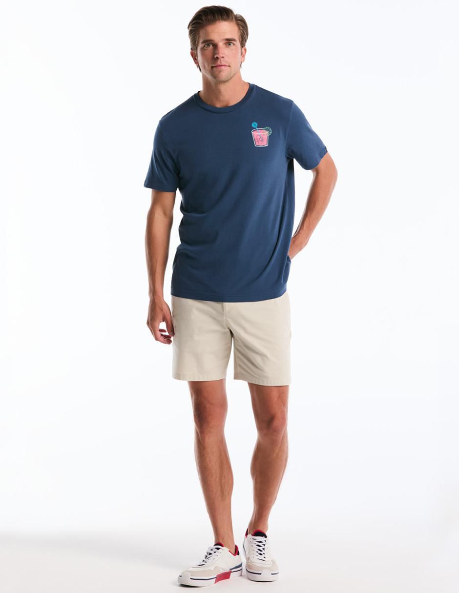 Playera cuello redondo para hombre